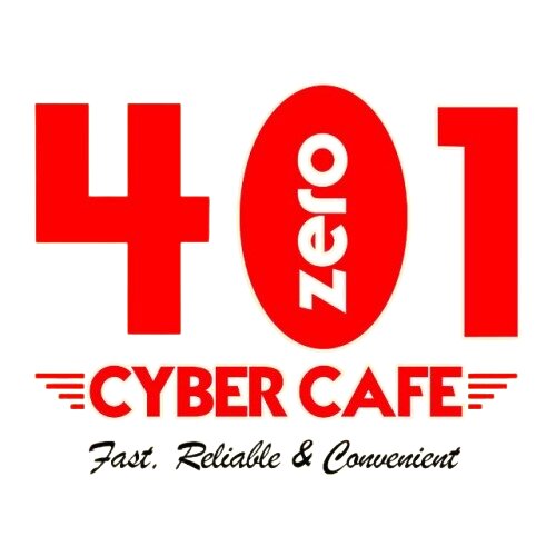 401 Cyber Cafe Logo